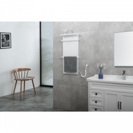 Полотенцесушитель электрический Black&White N-388WM 89.9х40 белый матовый