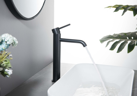 Смеситель для раковины Aquatek Европа AQ1304MB черный матовый