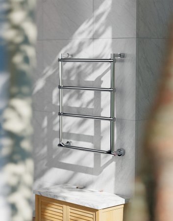 Полотенцесушитель электрический Margaroli Sole 5124704CRNB 64х50см хром