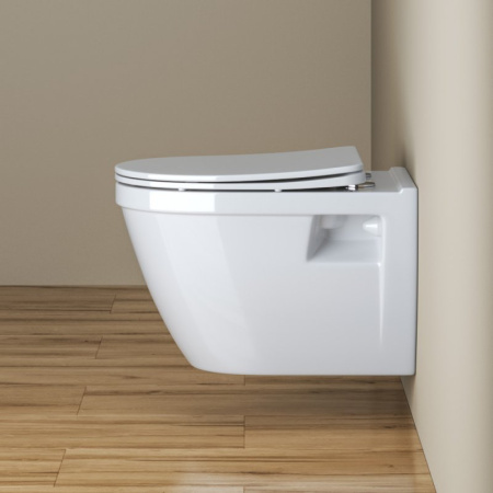 Унитаз подвесной BelBagno Loto BB070CHR/SC с сиденьем микролифт