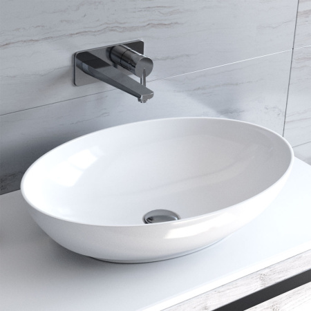 Раковина накладная 62см Point Сатурн PN43901 белый