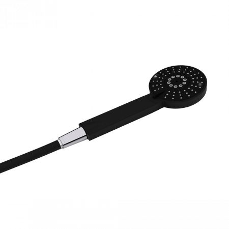 Душевая кабина Black&White G8008 115x90x215 профиль черный матовый, стекло прозрачное