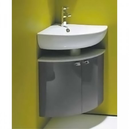 Тумба для комплекта Jacob Delafon Odeon Up серый антрацит, угловая