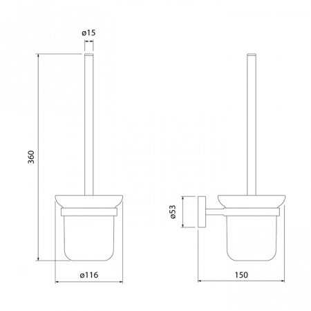Ершик IDDIS Sena SENSSG0i47 хром