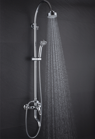 Душевая стойка D&K Rhein.Eucharius DA1373701C11 хром