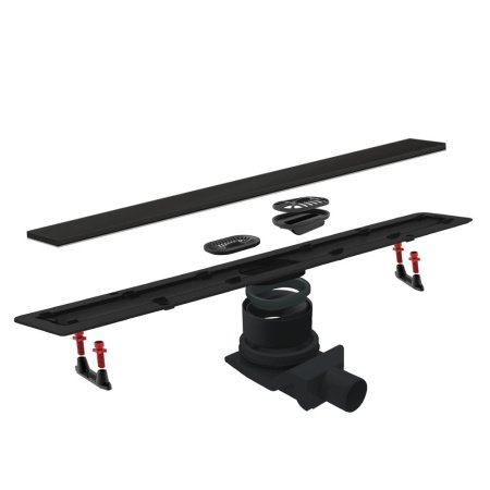 Душевой лоток Pestan Confluo Frameless Line 450 Black Matte