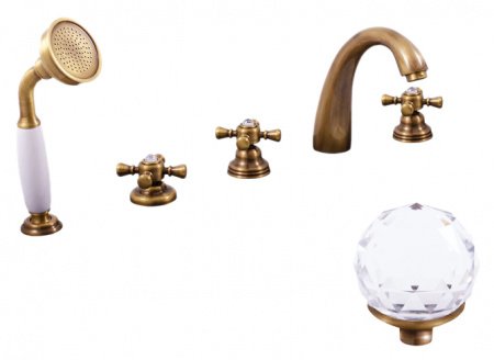 Смеситель для ванны Rav Slezak Brilliance176.5P хром