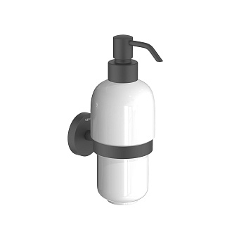 Дозатор для мыла Aquatek Бетта AQ4605MB черный матовый