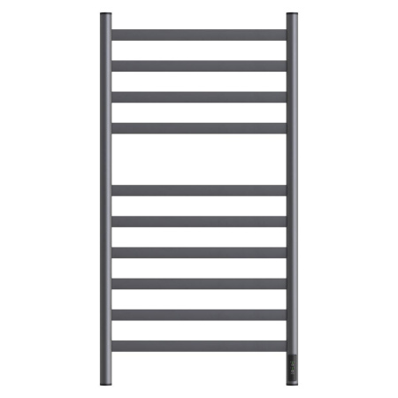 Полотенцесушитель электрический Point Селена PN16850GR П10 500x1000, диммер справа, графит премиум