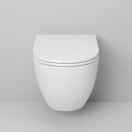 Унитаз подвесной Grossman GR-4455S белый, с сиденьем микролифт