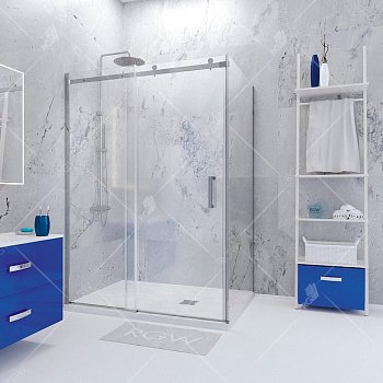 Душевой угол RGW Tornado 120x80x195 профиль хром, стекло прозрачное