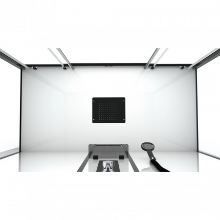 Душевая кабина Black&White G8010 160x85x215 профиль черный матовый, стекло прозрачное