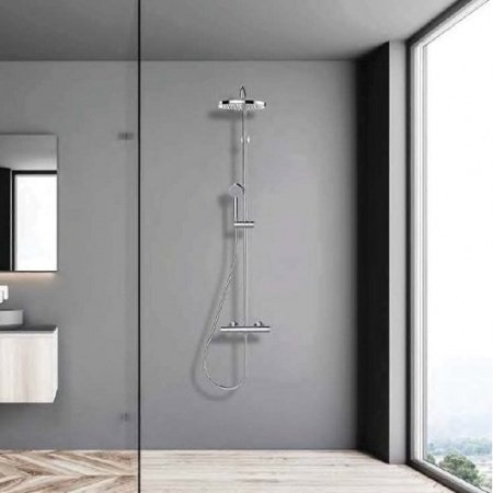 Душевая стойка со смесителем Bossini Elios L10052.030 хром