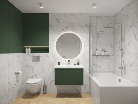 Унитаз подвесной безободковый Cersanit BRASKO SMART CLEAN 64824 белый, с сиденьем микролифт