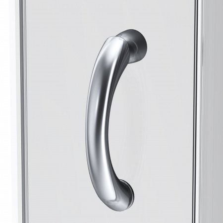 Душевой угол Am.Pm Bliss L 90x90x206 профиль хром, стекло прозрачное