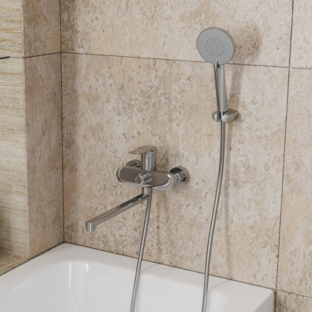 Смеситель на борт ванны D&K Bayern.Fürth DA1523301, хром