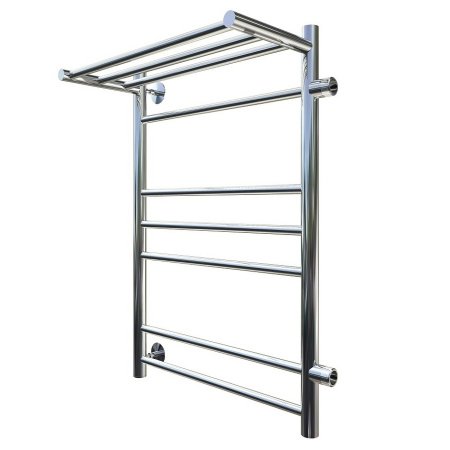 Полотенцесушитель водяной Тругор Аспект серия 3 73,6х40 хром, с полкой, подключение правое