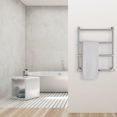 Полотенцесушитель электрический Margaroli Sole 5123704CRNB 64х40см хром