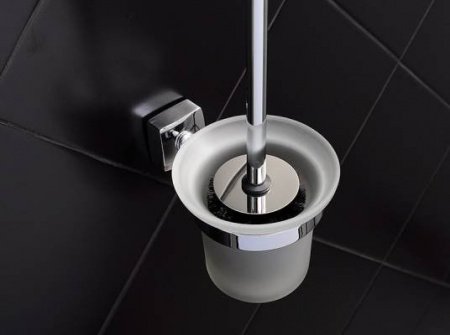 Ершик для унитаза Fixsen Kvadro FX-61313 Хром