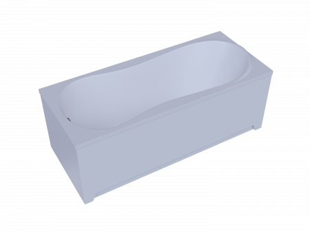 Акриловая ванна Aquatek  Альтаир 158x119 см L пустая с фр.экр.вклееный каркас