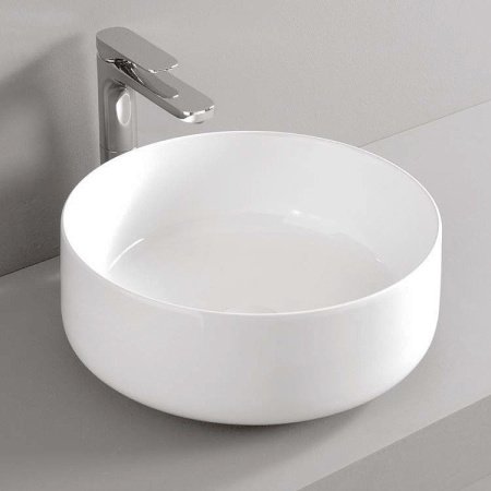 Раковина накладная 42см ArtCeram Cognac COL001 белый