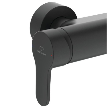 Душевая стойка со смесителем Ideal Standard IdealRain Cerafine O BC749XG черный матовый