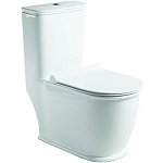 Унитаз моноблок SantiLine SL-5019 с бачком и сиденьем Микролифт