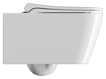 Унитаз подвесной безободковый GSI Nubes 961511 белый