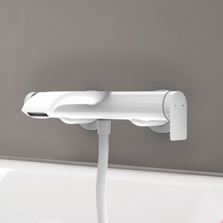 Смеситель для ванны Hansgrohe Vivenis 75420700 белый матовый